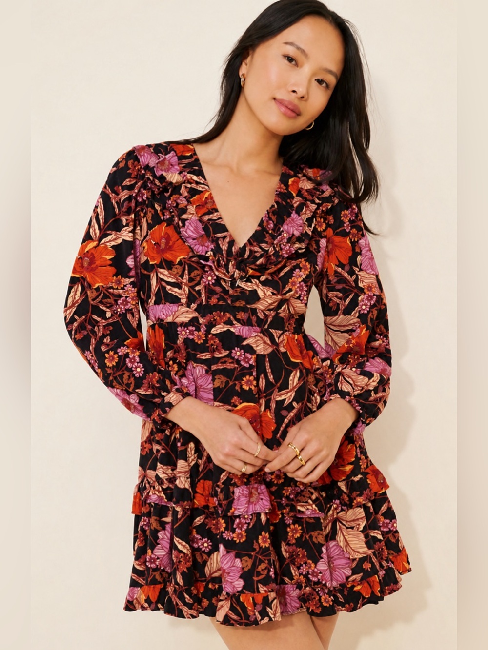 NWT Anthropologie Pilcro Tiered‎ Corduroy Dress